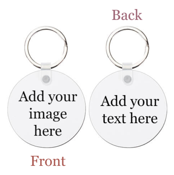Circle keychain