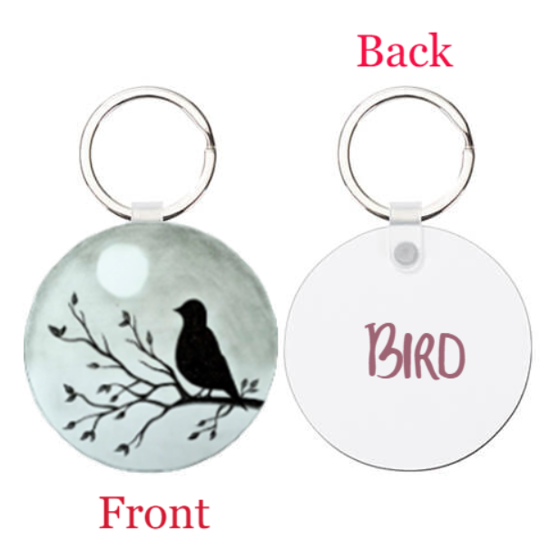 Circle keychain