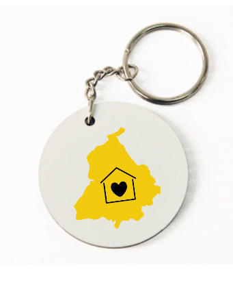 Circle keychain