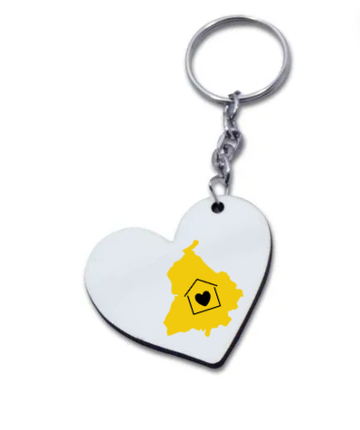 Heart keychain